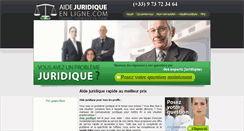 Desktop Screenshot of aide-juridique-en-ligne.com